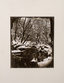 Carbon print from wet plate collodion negative. River Sušica, Dolenjske Toplice, Slovenia